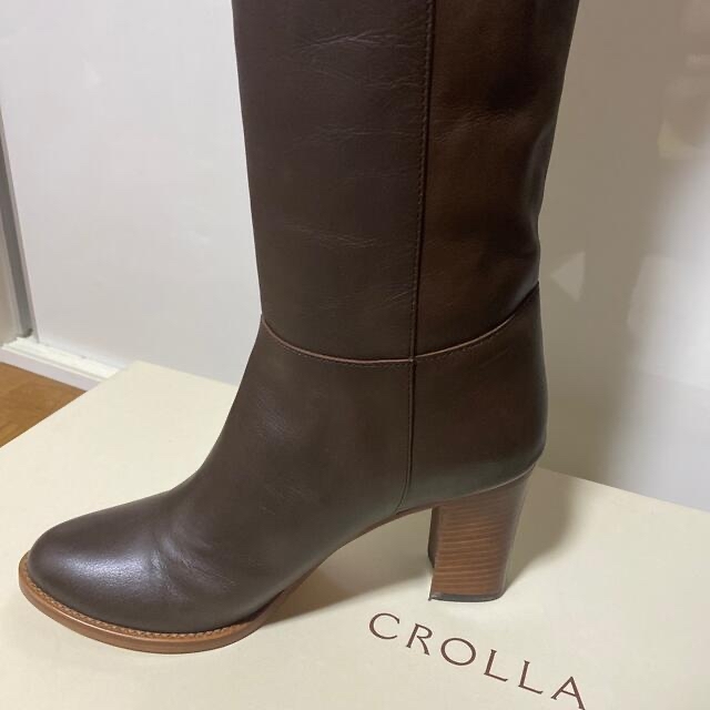 CROLLA(クローラ)のCROLLA クローラ　BRボア2wayロングブーツ  牛革　アクアガール レディースの靴/シューズ(ブーツ)の商品写真