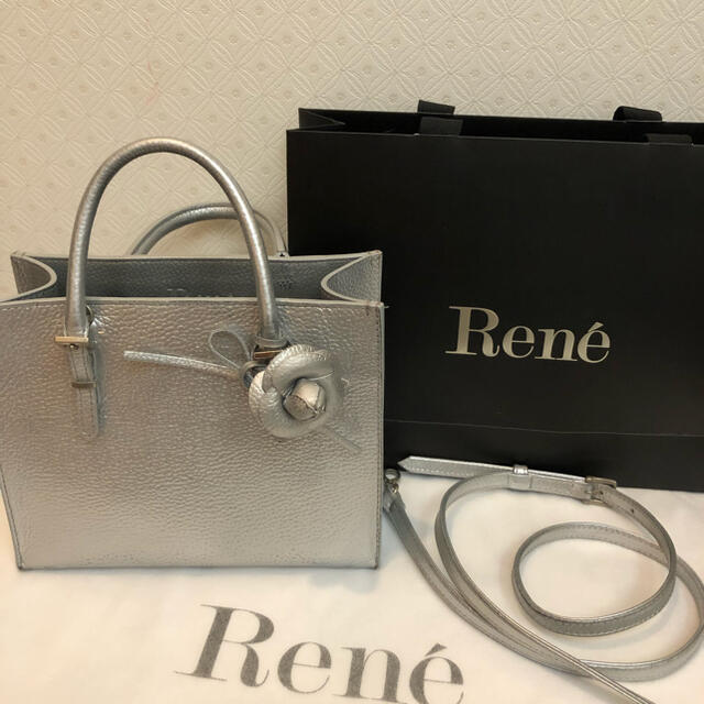 René(ルネ)のルネ　パックMIRA シルバー レディースのバッグ(ハンドバッグ)の商品写真