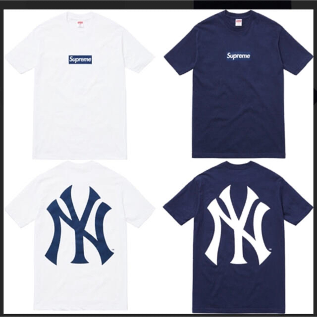 SUPREME 15AW New York Yankees Box Logo T