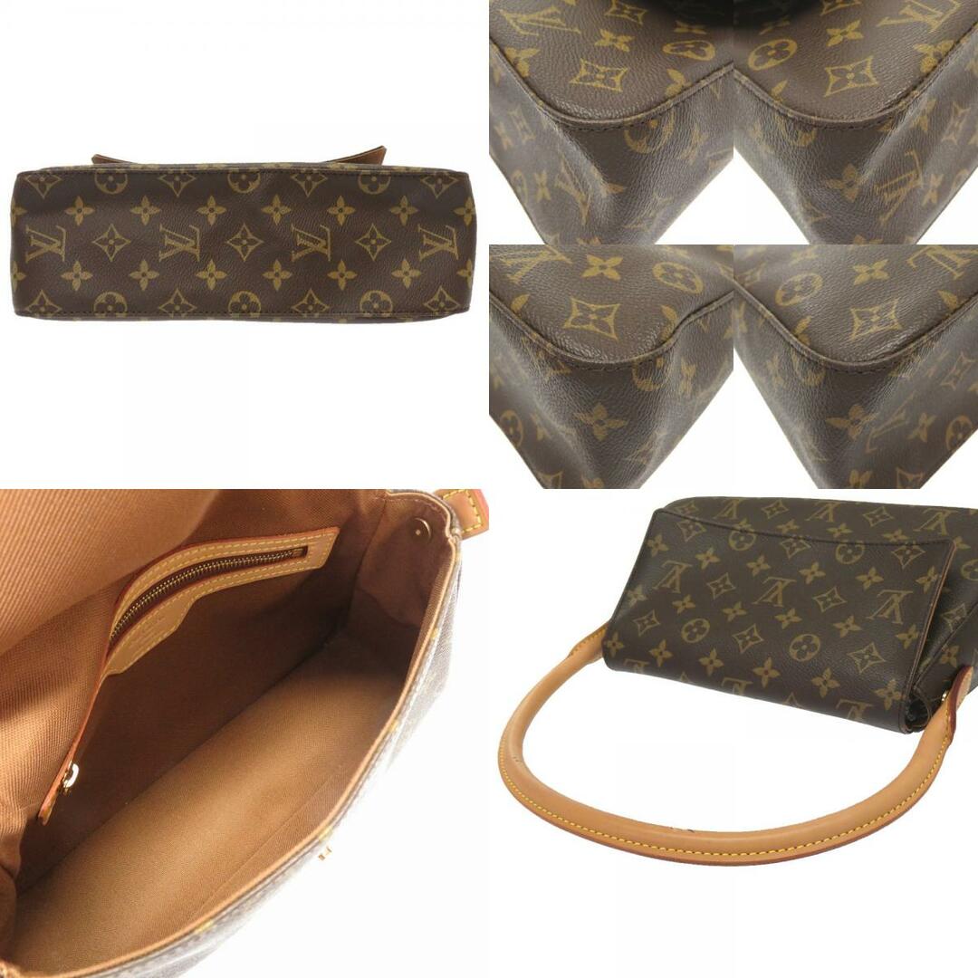 マグネット式内側美品 ルイ ヴィトン モノグラム ミニルーピング M51147 ハンドバッグ バッグ LV 0015  LOUIS VUITTON