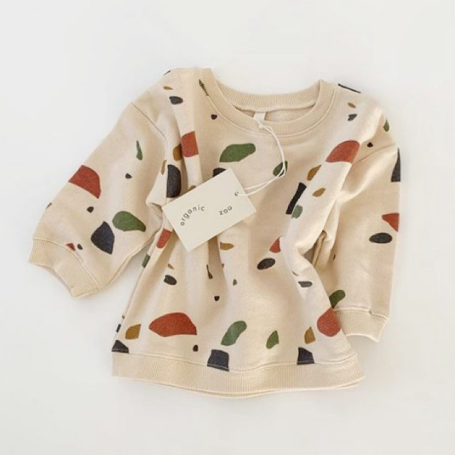 【新品・未使用】organic zoo  Terrazzo トップス 2-3y