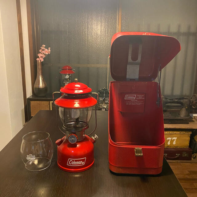 Colemanランタン 74年 4月 ガルウイングケース-