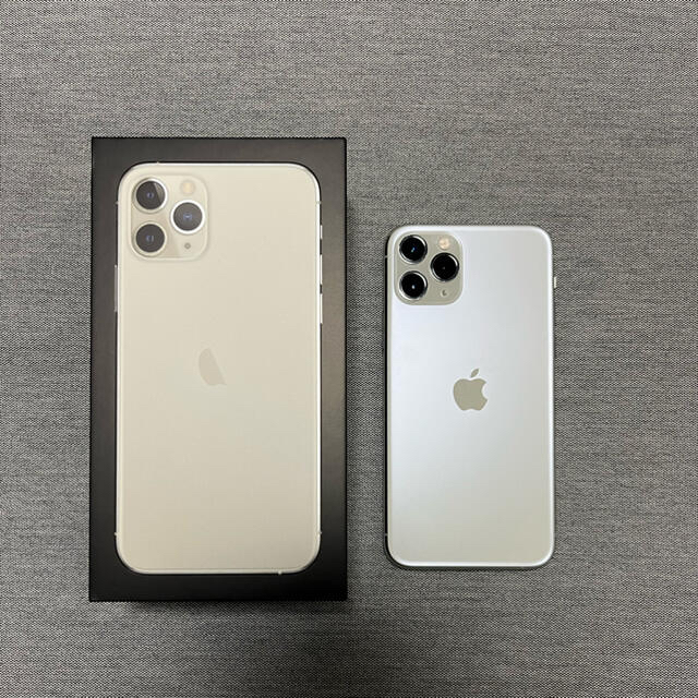 iPhone 11 Pro シルバー 64 GB SIMフリー スーパー スマホ/家電/カメラ