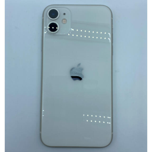 iPhone(アイフォーン)の【訳あり】iPhone11 64GB SIMフリー ホワイト　白 スマホ/家電/カメラのスマートフォン/携帯電話(スマートフォン本体)の商品写真