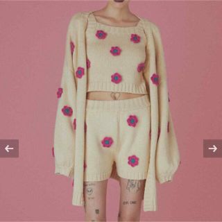 キャンディーストリッパー ニット セットアップ/コーデ(レディース)の