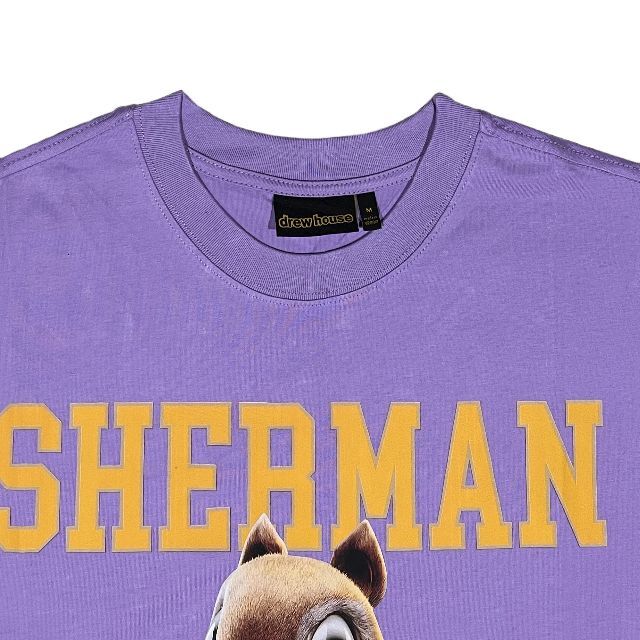 drew house(ドリューハウス)のドリューハウス 3d sherman プリント 半袖 Tシャツ ラベンダー S メンズのトップス(Tシャツ/カットソー(半袖/袖なし))の商品写真