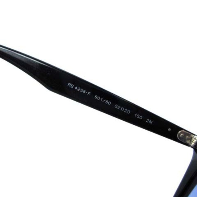 Ray-Ban(レイバン)のレイバン RB4258-F 601/80 サングラス ウェリントン 黒 青 52 メンズのファッション小物(サングラス/メガネ)の商品写真