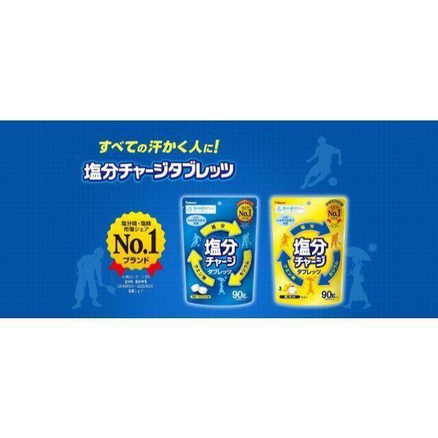 【4セット】塩分チャージタブレッツ 塩レモン味 スポーツドリンク味 食品/飲料/酒の食品(菓子/デザート)の商品写真