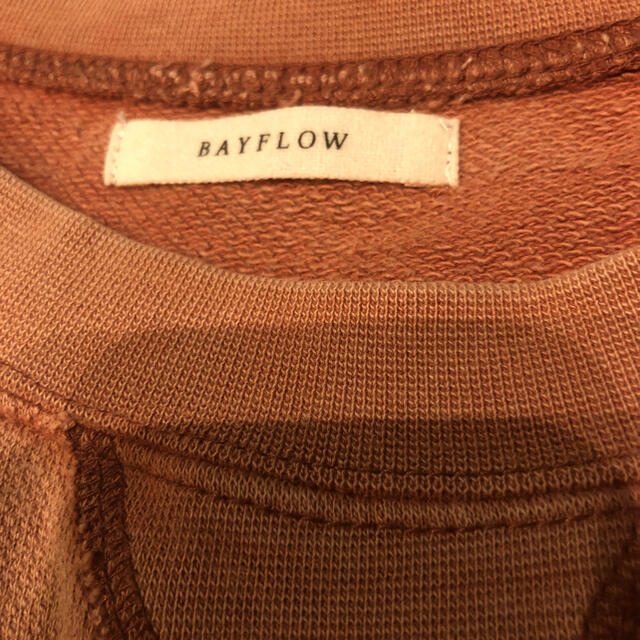 BAYFLOW(ベイフロー)のbayflow  BAYFLOW スウェット トレーナー ピンク メンズのトップス(スウェット)の商品写真