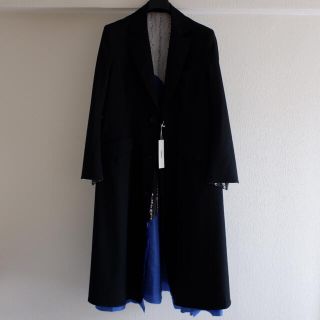 ヨウジヤマモト(Yohji Yamamoto)のsulvam リバーシブル フレアロングコート(チェスターコート)