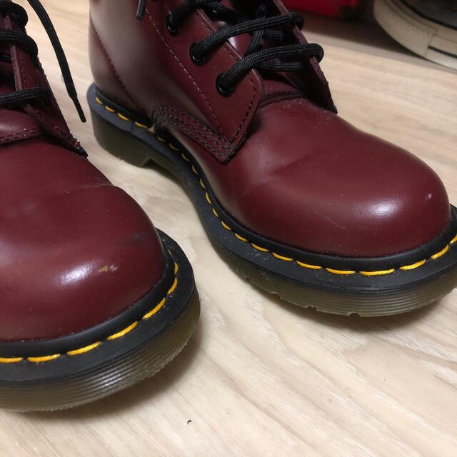 Dr.Martens(ドクターマーチン)の【値下げ中】ドクターマーチン チェリーレッド 8ホール 38 レディースの靴/シューズ(ブーツ)の商品写真