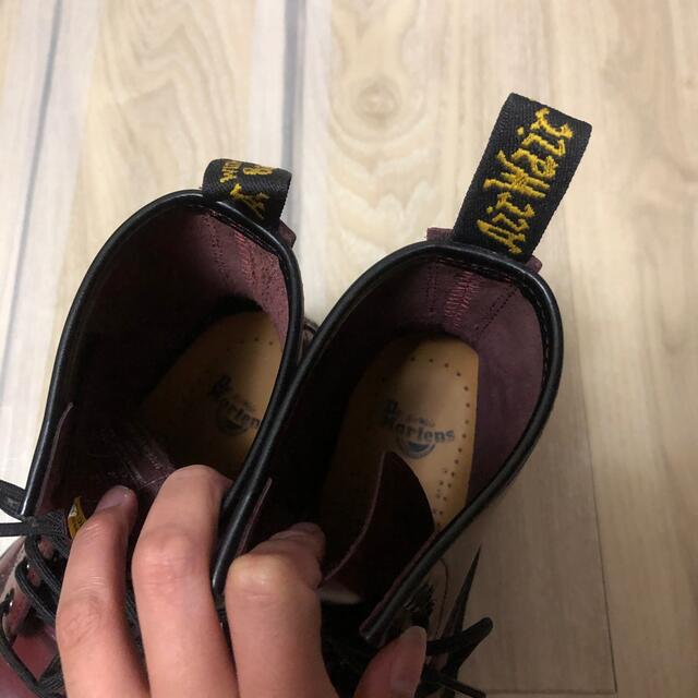 Dr.Martens(ドクターマーチン)の【値下げ中】ドクターマーチン チェリーレッド 8ホール 38 レディースの靴/シューズ(ブーツ)の商品写真