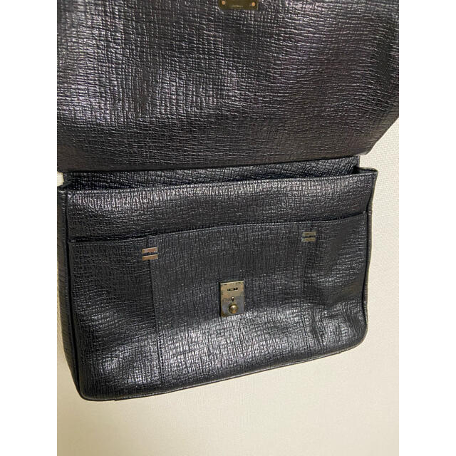 JEAN PAUL GAULTIER ビジネスバッグ レザー 黒 鍵つき バッグ JEAN PAUL GAULTIER ビジネスバッグ レザー 黒 鍵つき バッグ