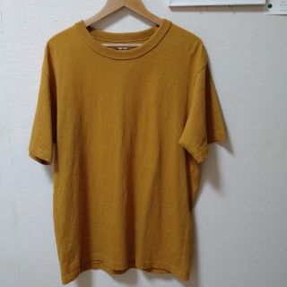 ユニクロ(UNIQLO)のユニクロ Tシャツ L マスタードイエロー UT 美品(Tシャツ/カットソー(半袖/袖なし))