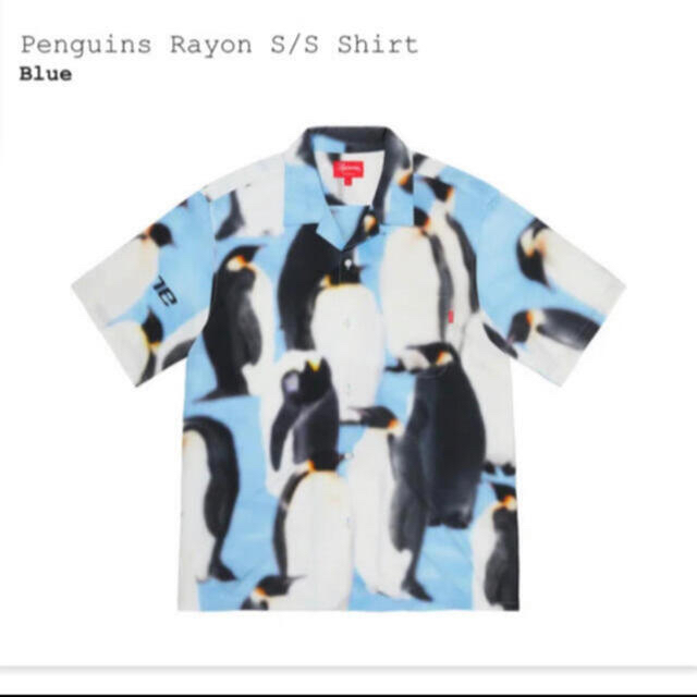 注目 Supreme - mサイズ　supreme penguin rayon shirt シャツ