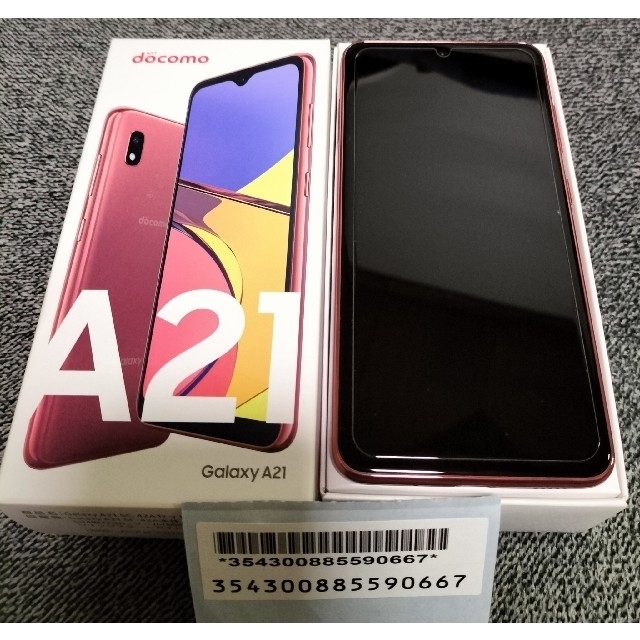 ほぼ新品に近い　GalaxyA21　SIMフリー