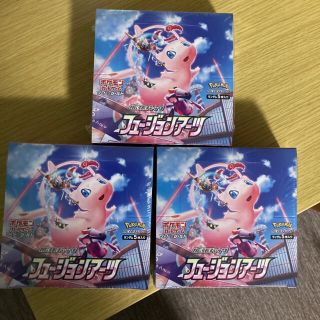 ポケモン(ポケモン)のポケカ　フュージョンアーツ　3box box 未開封　シュリンク付き(Box/デッキ/パック)