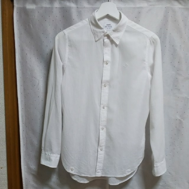 coen(コーエン)のコーエン  coen   白シャツ  長袖   コットン  M レディースのトップス(シャツ/ブラウス(長袖/七分))の商品写真