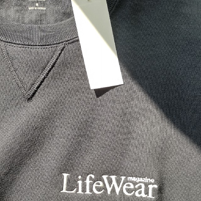 UNIQLO(ユニクロ)の【*限定*新品*】 UNIQLO 銀座店限定 スウェット LifeWear メンズのトップス(Tシャツ/カットソー(七分/長袖))の商品写真