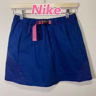 ナイキ(NIKE)の☆美品☆ NIKE DRY-FIT スカート スコート Mサイズ ネイビー(ひざ丈スカート)