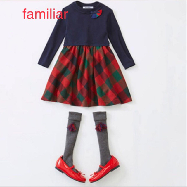 familiar(ファミリア)のファミリア　ワンピース　80サイズ キッズ/ベビー/マタニティのベビー服(~85cm)(ワンピース)の商品写真