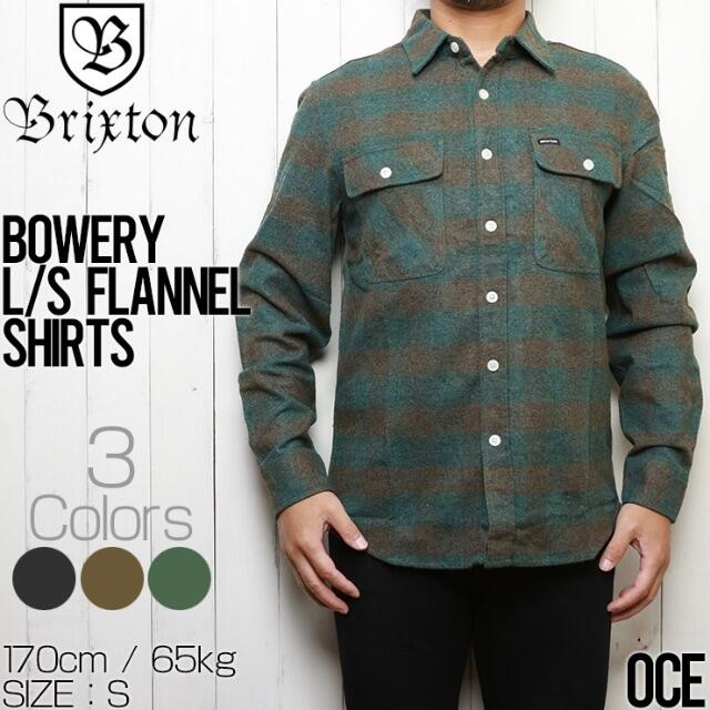 BRIXTON ブリクストン BOWERY L/S FLANNEL SHIRTS