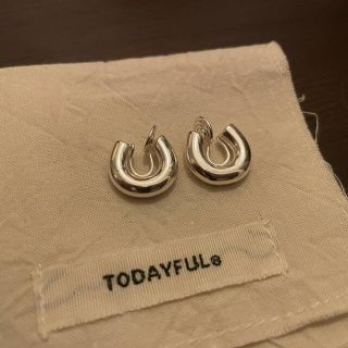 トゥデイフル(TODAYFUL)のTODAYFUL ミニフープイヤリング(イヤリング)