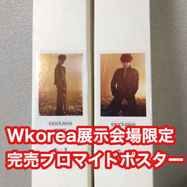 EXO レア Wkorea 展示会 限定 ブロマイド ポスター チャニョル