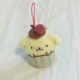 サンリオ(サンリオ)のポムポムプリン ぬいぐるみマスコット(キーホルダー)