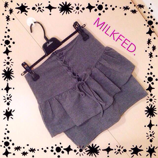 ミルクフェド(MILKFED.)のMILKFED. コルセットスカート(ミニスカート)