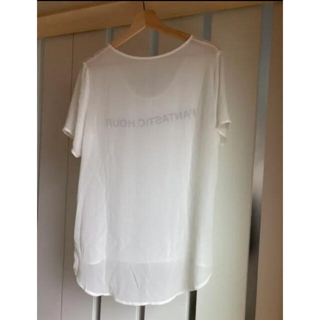 MURUA(ムルーア)のMURUAシースルーTシャツ レディースのトップス(Tシャツ(半袖/袖なし))の商品写真