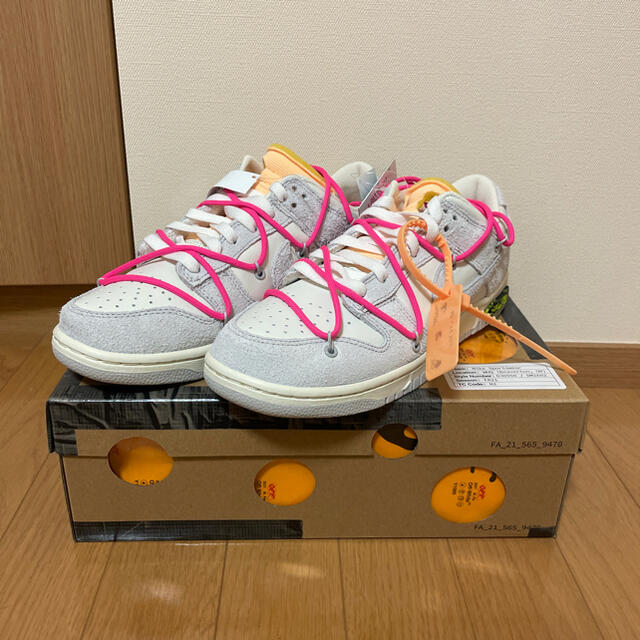 NIKE off-white  Dunk LOW  LOT 17