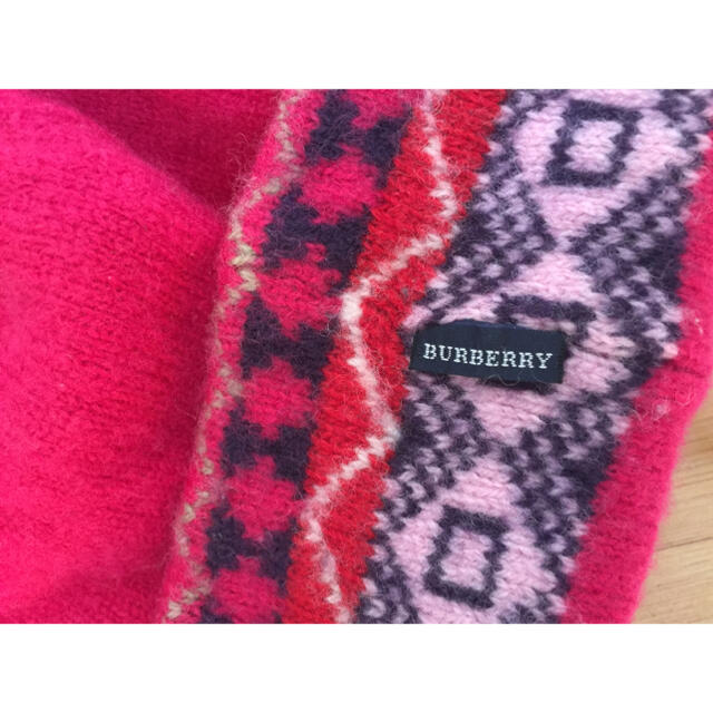 BURBERRY - Burberry バーバリー☆キッズニット帽 ニットキャップ Lの