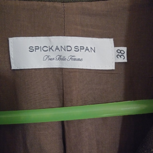 Spick & Span(スピックアンドスパン)のスピックアンドスパン　リネン100%ジャケット レディースのジャケット/アウター(テーラードジャケット)の商品写真