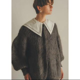 ステュディオス(STUDIOUS)のCLANE クラネ　COLOR MOHAIR SHAGGY CARDIGAN(カーディガン)