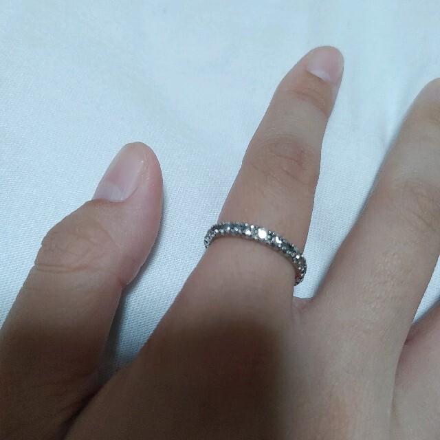 エタニティダイヤモンドリング Pt900 1.00ct-