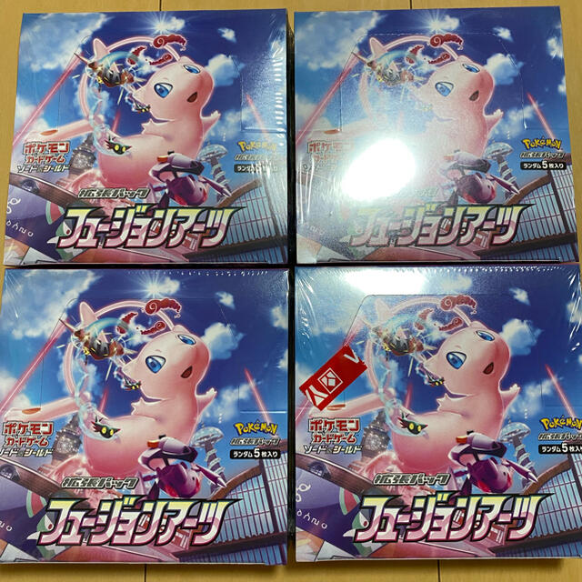 ポケモンカードゲーム  フュージョンアーツ　4box シュリンク無し