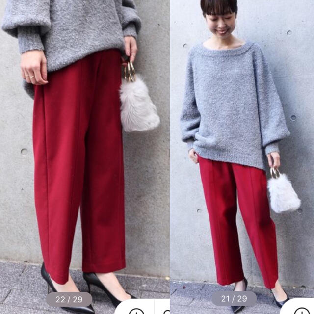 2018AW　セッケツダブルクロスメローステッチパンツ 1