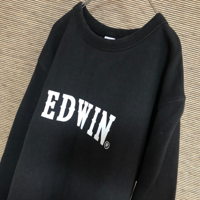 EDWIN(エドウィン)の【エドウィン】スウェット EDWIN　デカロゴ　ビッグプリント　ビッグロゴF メンズのトップス(スウェット)の商品写真