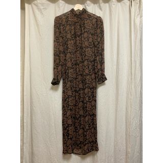 トゥデイフル(TODAYFUL)のTODAYFUL Georgette Leaf Dress(ロングワンピース/マキシワンピース)