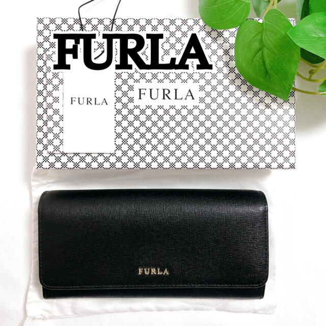 ☆値下げしました☆美品　フルラ　FURLA　長財布　レザー　レディース仕様ボタン開閉内側