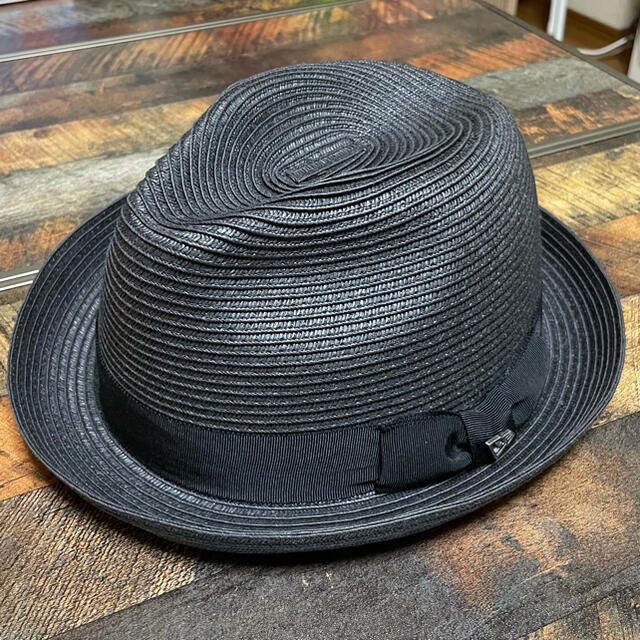 NEW ERA(ニューエラー)のNEW ERA THE FEDORA フェドラハット　ブラック　LARGE メンズの帽子(ハット)の商品写真