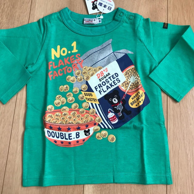 ミキハウス　ダブルビー　Tシャツ　2枚セット　新品タグ付