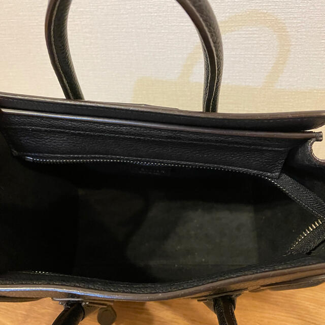 セリーヌ⭐︎CELINE⭐︎旧ロゴ⭐︎ラゲージナノ/ドラムドカーフスキン