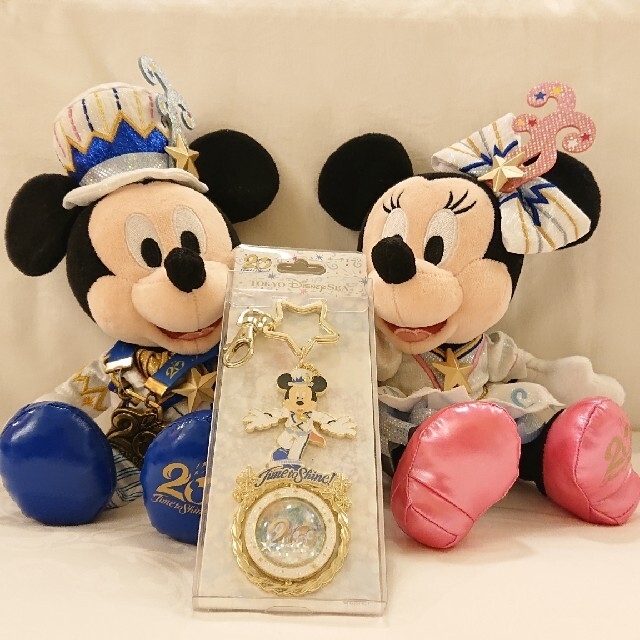 Disney 東京ディズニーシー限定 タイムトゥシャイン 周年 ペアぬいぐるみの通販 By Zumu4321 S Shop ディズニーならラクマ