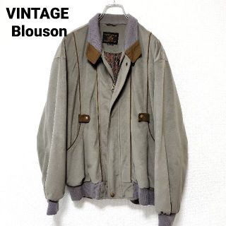 コモリ(COMOLI)のVINTAGE CLUB ブルゾン カーキ グリーン 微起毛素材(ブルゾン)