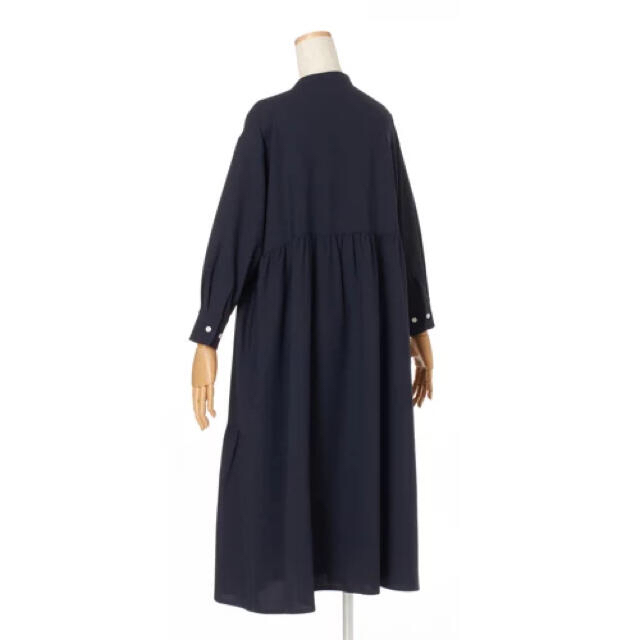 【洗える】リネン風切替えギャザーワンピース 12closet 新品未使用 【洗える】リネン風切替えギャザーワンピース 12closet 新品未使用