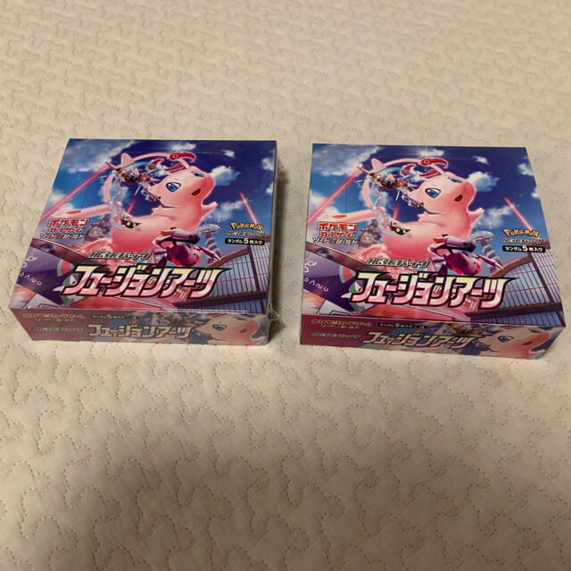 ポケモン(ポケモン)のポケモンカード　フュージョンアーツ2BOX エンタメ/ホビーのトレーディングカード(Box/デッキ/パック)の商品写真