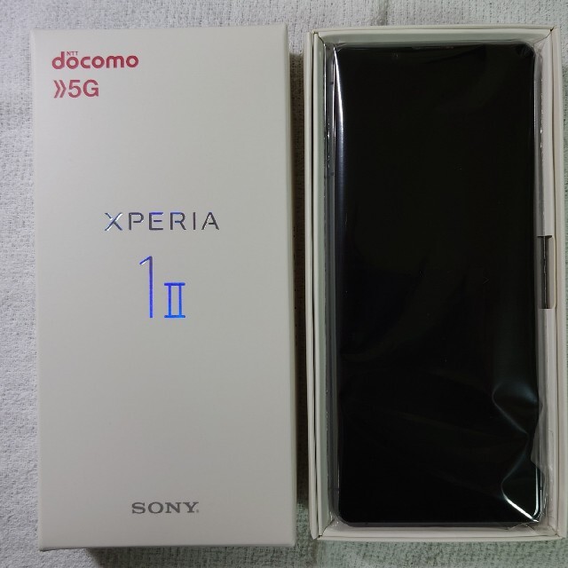 超美品 Xperia1II SO-51A パープル SIMロック解除済 おまけ付