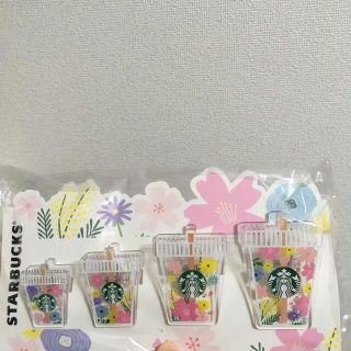 スターバックスコーヒー(Starbucks Coffee)のスターバックスSAKURA2021クリップセット(ノート/メモ帳/ふせん)